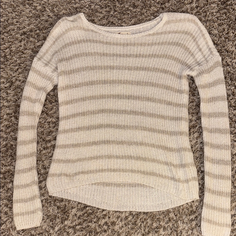 Hollister Cozy Striped Knit Sweater